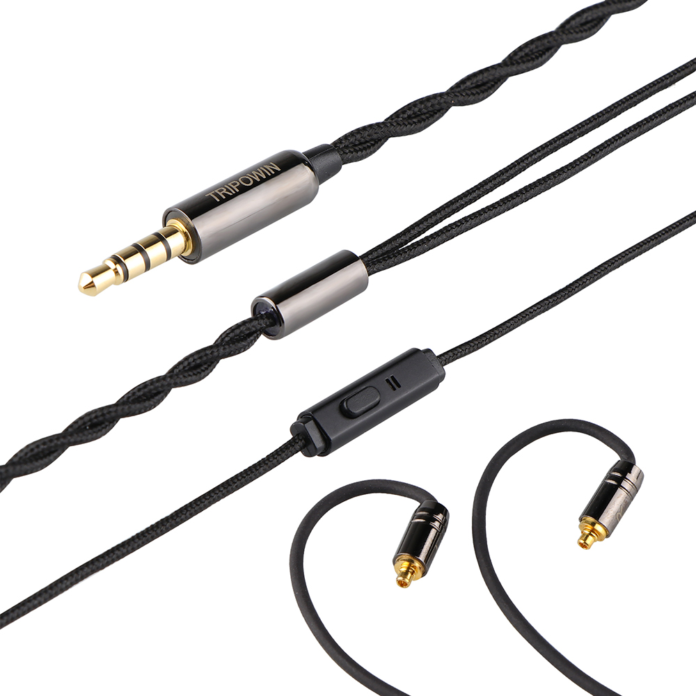 كابل Tripowin Zombur 4N عالي ا - مراجعة Earphone Foam Tip وسعره