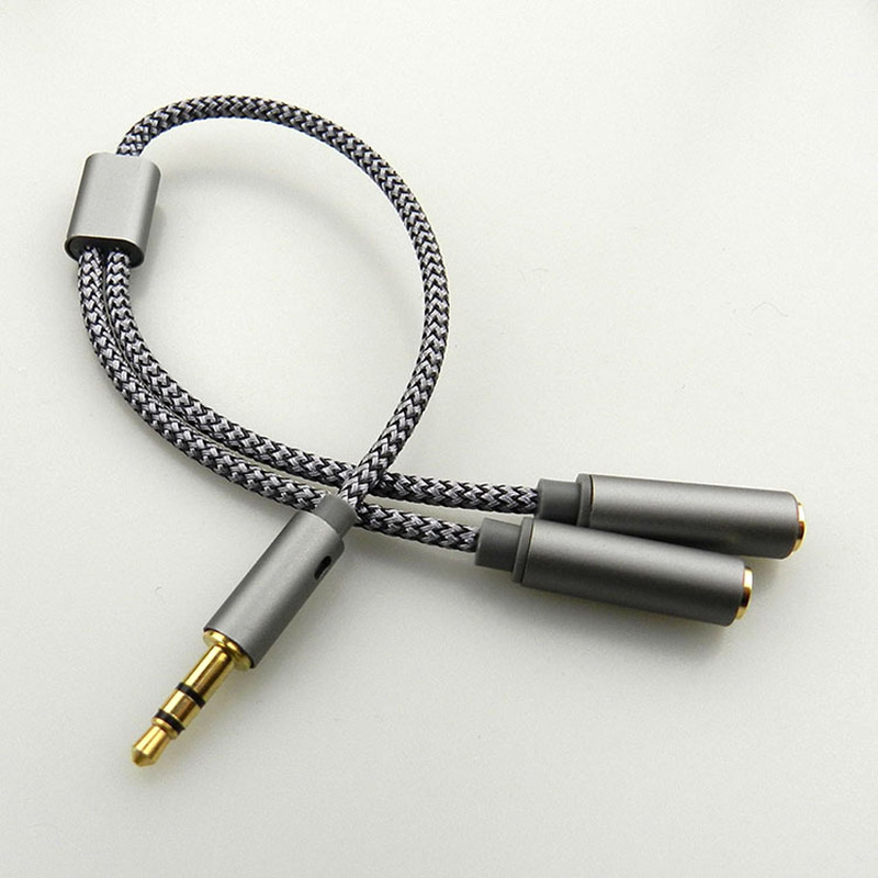 محول صوت 3.5 ملم على شكل حرف Y - مراجعة Earphone Splitter Jack وسعره