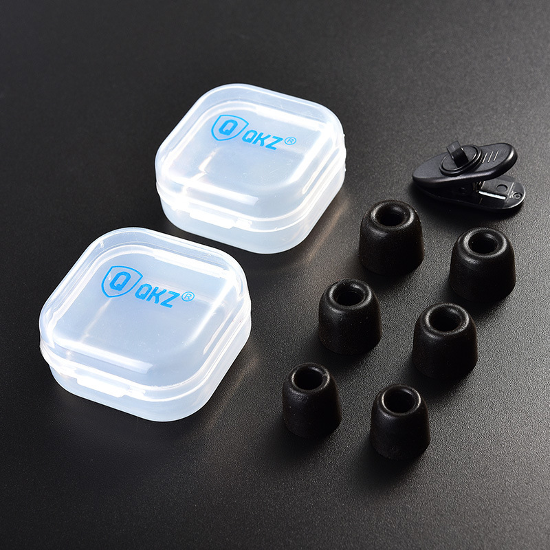 سماعات أذن QKZ T400 الأصلية من - مراجعة Earphone Foam Tip وسعره