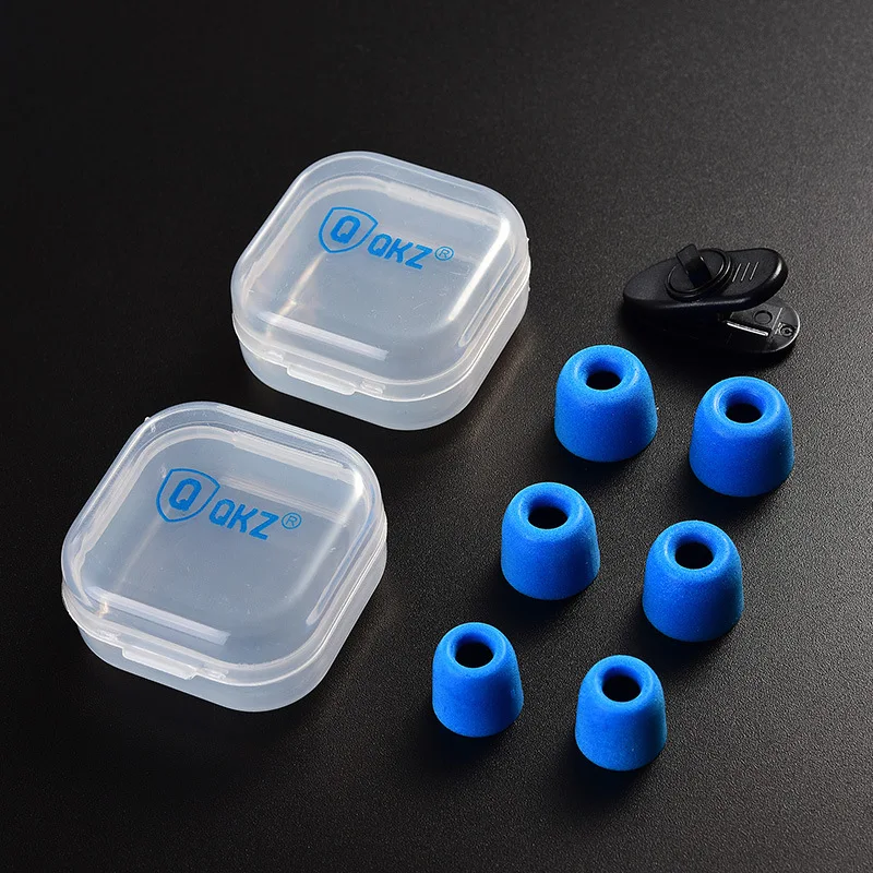 سماعات أذن QKZ T400 الأصلية من - مراجعة Earphone Foam Tip وسعره